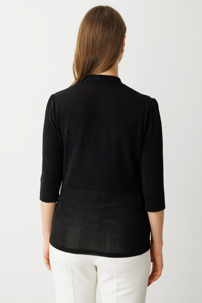 Ekol V-Neck Stone Embroidered Blouse