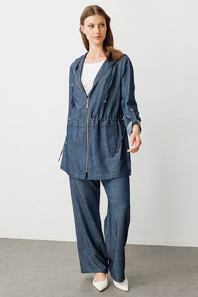 Ekol Wide Leg Trousers with Elastic Waist