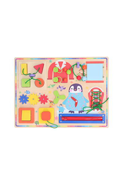 Factory Price - Kids Montessori Wooden Utility Busy Board