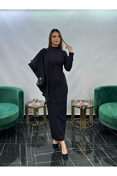 White Corner 3253 Tight Cut Handworked Embroidered Design Dress