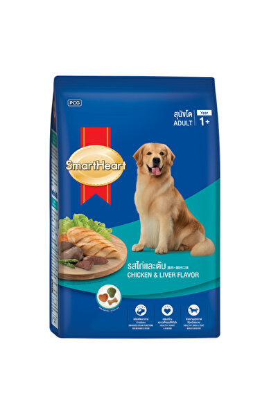 SmartHeart Adult Dry Food Chicken & Liver Flavor 3 kg