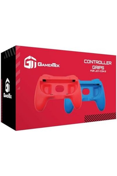 Gamertek مقابض تحكم لجهاز نينتندو سويتش 2 – إصدار أزرق وأحمر