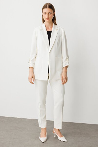 Ekol Pleated Jacket with Bag Pockets