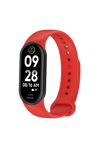 EMESZON Smart Fitness Tracker Bracelet, EMESZON® M8, Oximeter, Pedometer, Cardio + Bonus Blue Strap, red
