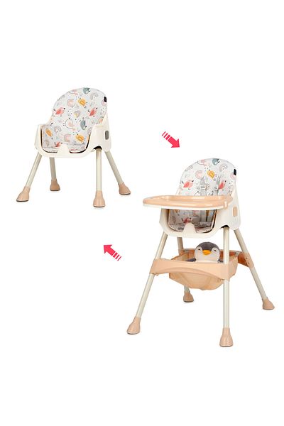 Juju Scaun de masa 2 in 1 Juju Eat&Smile, Birds