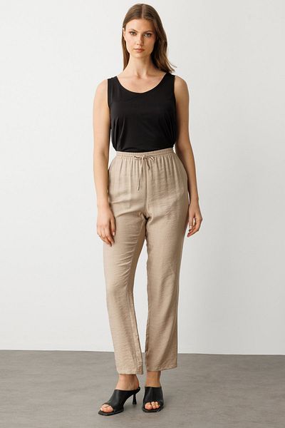 Ekol Large Size Trousers with Elastic Waist