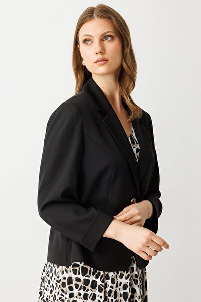 Ekol Single Button Double Sleeve Jacket