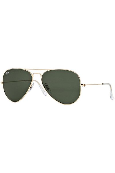 Ray-Ban Ray-Ban Aviator RB3025 L0205 – Ochelari de soare, Aurii, Lentile Verde G‑15, Mărime 58 & 62