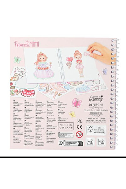 Top Model Princess Mimi Dress up Book with Stickers
