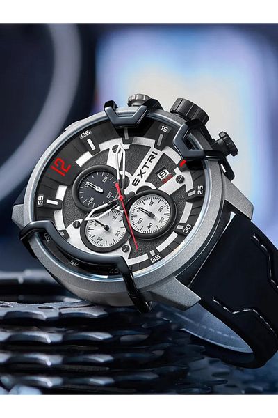 MACON EXTRI Analog Silver Dial Men's Watch-X6054