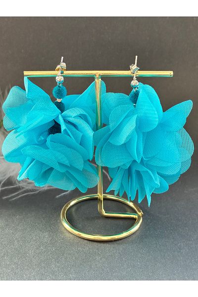 Nevgiss Aksesuar Tarnish Free Flower Earrings Pair with Nickel Plated Material