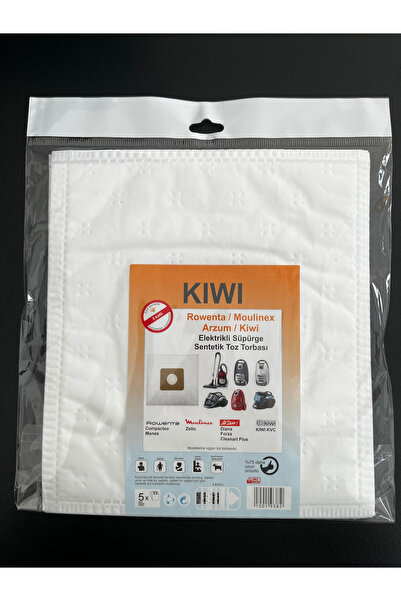 MAPABEK 5 قطع كيوي روينتا/مولينكس أرزوم/كيوي كيس غبار اصطناعي للمكنسة الكهربائية