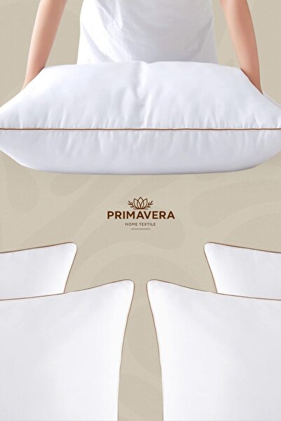 Primavera Home Clouda Serisi 6'lı Nanojel Yastık (800 GR) – Makinede Yıkanabilir, Vakumlu Paket