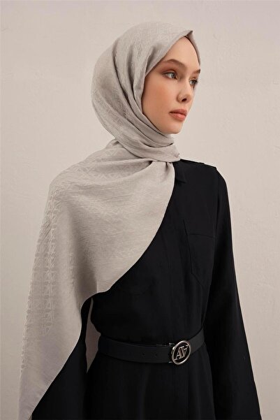 Armine Lyocell Naia Üçgen Monogram Şal 5 23