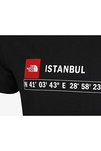 THE NORTH FACE M S/S Gps Tee Istanbul Ανδρικό μπλουζάκι casual NF0A8B4KJK31 Μαύρο