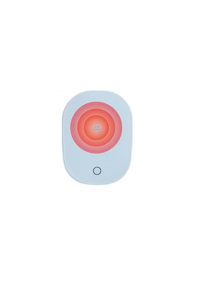 INVINCIO Electric Heater ERIS, Glass, 15 x 12 x 2.5 cm, Smart for Coffee Mugs, Tea or Bottles, Keeps Beverage
