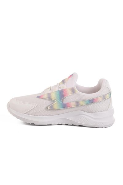 WALKWAY Archway Lightweight Flexible White Children's Sports Shoes