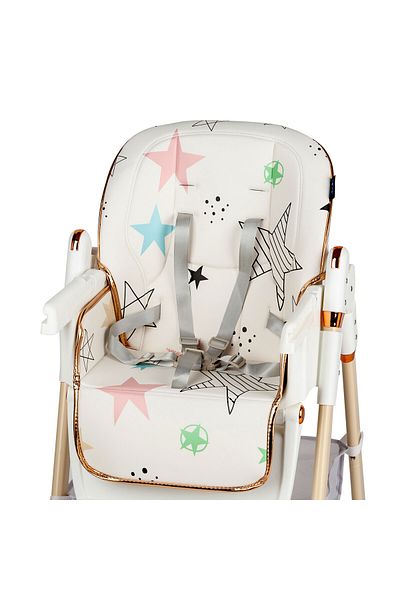 Juju Scaun de masa Juju Eat&Fun, Pink Stars