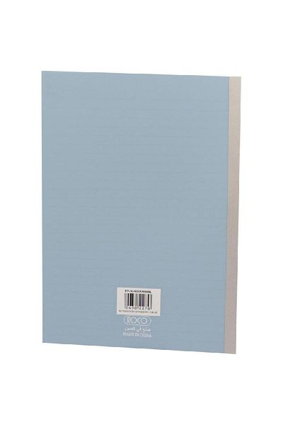 Roco Notebook – B5, 120 Pages, Lined, Plain Light Blue Cover