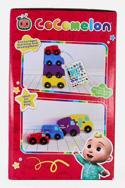 Cocomelon Fun Stacking Vehicles, Multicolor