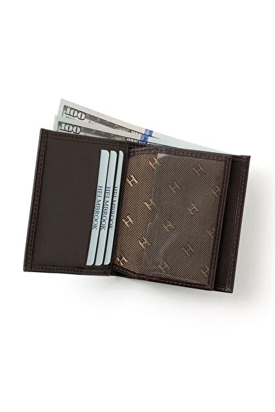 HELMBROOK Ανδρικό δερμάτινο πορτοφόλι Axel με λεπτό σχέδιο