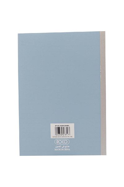 Roco Notebook – A5, 120 Pages, Lined, Plain Light Blue Cover