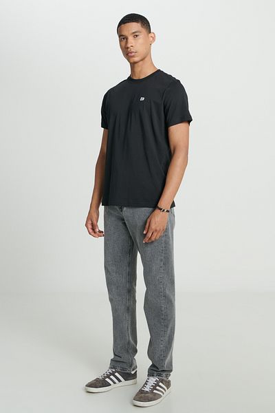 Lee Ανδρικό μπλουζάκι L60UFQ Crew Neck / Μαύρο Standard