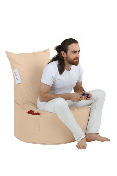 UnicUtil Garden Pouf Armchair, Grove leaf, UnicUtil, Cream Color