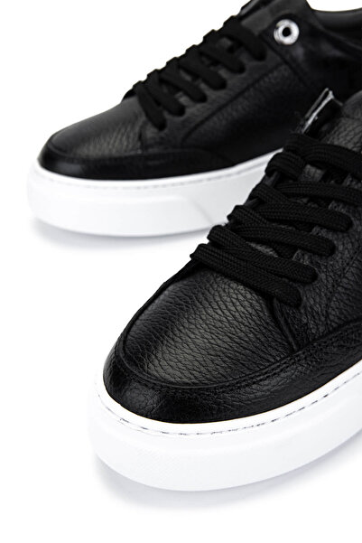 Tamer Tanca Kadın Hakiki Deri Siyah Floter Sneakers & Spor Ayakkabı
