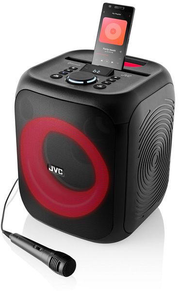 JVC Boxă portabilă XS-EP314B, 60W, LED, Bluetooth, Karaoke, Microfon