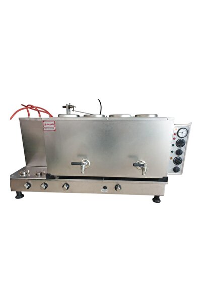 Meşale 4 Demlikli İnox Elektrik + Gazlı Full Otomatik Çay Kazanı