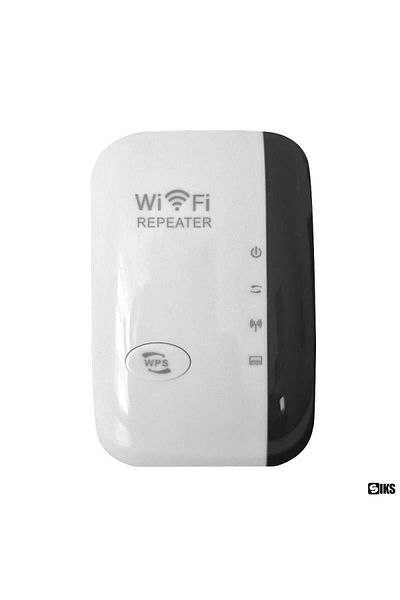 SIKS Adaptor wireless, amplificator de semnal Wi-Fi, 2.4 Ghz, 300 Mbps, acoperire 10 m, slot LAN