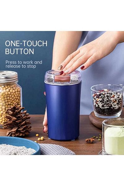 HASUBA Coffee and Spice Grinder Stainless Steel Coffee Grinder with Spare Blade Gift
