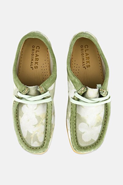 CLARKS Women Wallabee Standard Lace Up Casual Shoes, Multicolor