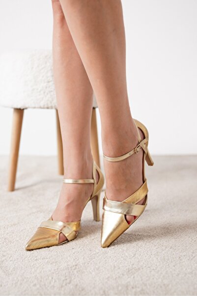 luuq shoes Giallo Pointed Toe Women's Heeled Shoes