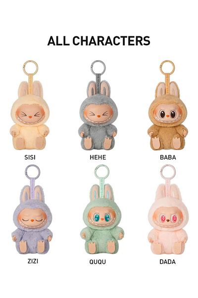 beyond basics Labubu Style Doll Have a Seat Series 2nd Version Blind Box Multicolour Doll 1pcs.