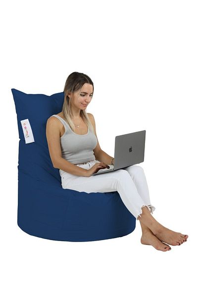 UnicUtil Garden Pouf Armchair, Blaze Ember, UnicUtil, Navy Blue Color