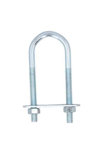 ACE Zinc Plated Durable Heavy-Duty U-Bolt Silver 3-7/8inch