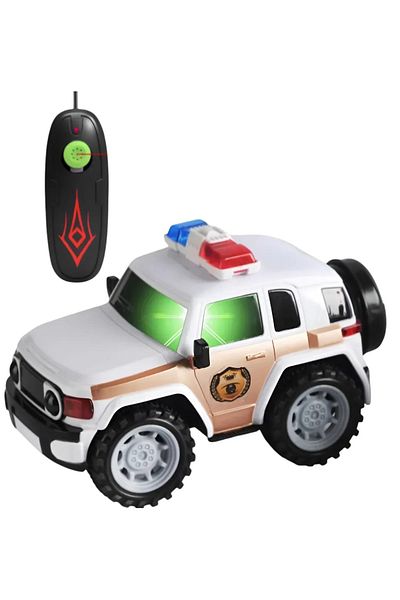 rexa Remote Control Police Car Toy – Lights & Siren Action Vehicle