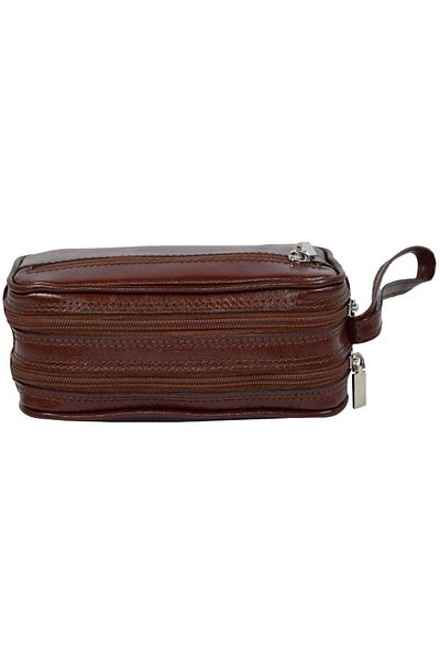 Magazinul de genti Men's genuine leather handbag, model 013