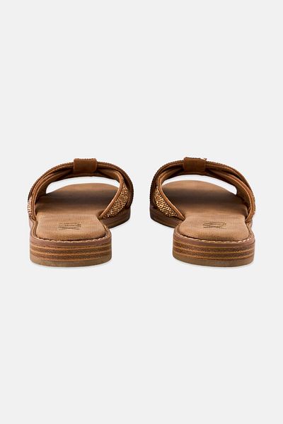 XTI Women Slip On Casual Flats, Bronze