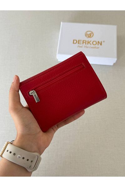 DERKON Genuine Leather Convenient Women's Wallet Melen That Can Fit in Any Bag Size