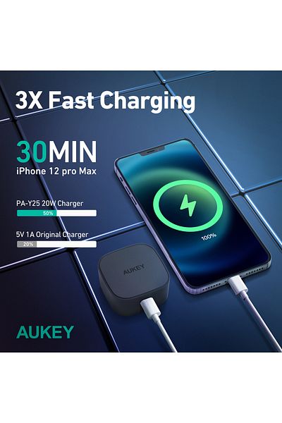 AUKEY Minima 20W Compact PD Wall Charger PA-Y25 Black
