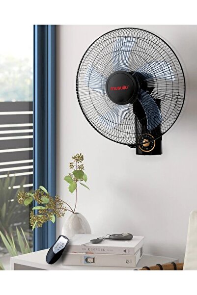 Musullu Kaçkar Vantilatör Msf-3465 Bn 16 Inç Duvar Vantilatörü Uzaktan Kumandalı