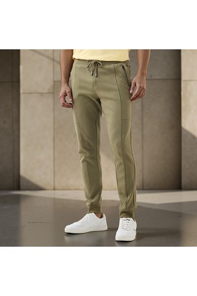 Iconic Iconic Slim Fit Joggers with Drawstring Closure and Pockets
