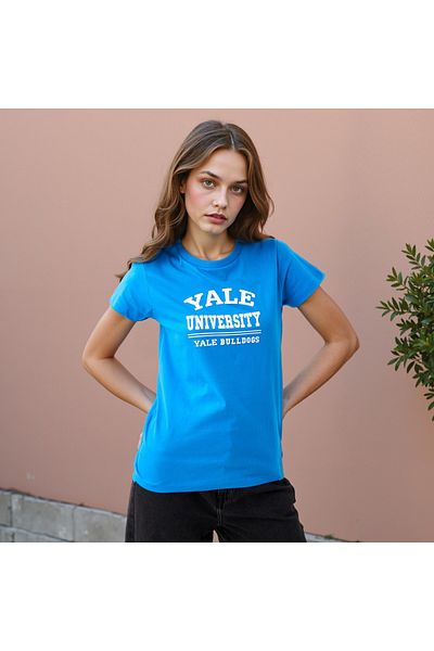 SP Characters Varsity Print T-shirt with Crew Neck