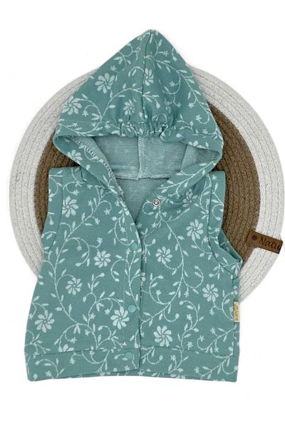Ege Bebek Baby Girl Printed Hooded Newborn Vest Variations