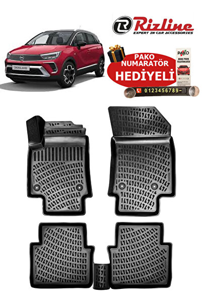 Rizline Opel Crossland 2020 Sonrası Havuzlu Paspas