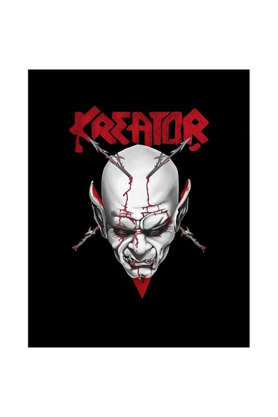 Z zepplin Kreator Silhouette Logo Large Back Patch Patch