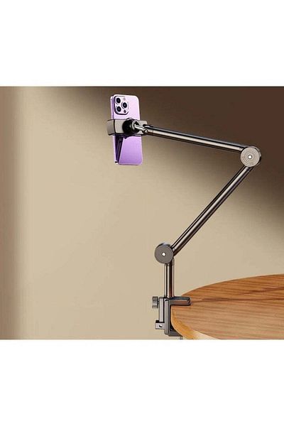 Techone FlexDesk Desk Phone Holder, Black